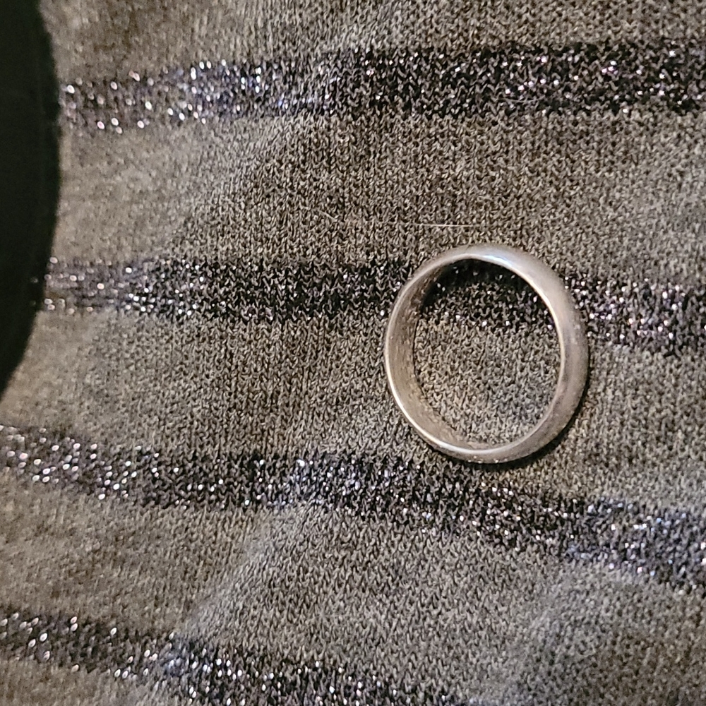Solid Sterling Silver Band Ring - image 3